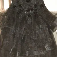 لباس شب مجلسی کار شده بسیار شیک