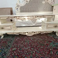 تخت دونفره و بوفه و ساعت و میز تلویزیون|تخت و سرویس خواب|بروجرد, |دیوار