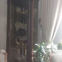 دو عدد ویترین چوب