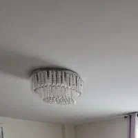 لوستر کریستالی مدرن|لوستر و چراغ آویز|کرج, باغستان|دیوار