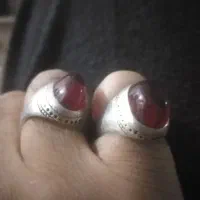 انگشتر نقره یاقوت کبود