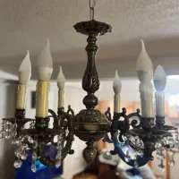 لوستر برنز ایتالیایی ۶ شاخه