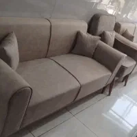 *مبل دسته چوبی مهتاب ۲۳*|مبلمان خانگی و میز عسلی|زاهدان, |دیوار