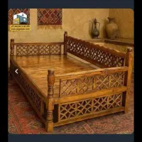 تخت آهنی مرتب رستورانی هفت عدد