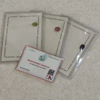 سنگ جواهری شناسنامه دار زبرجد یاقوت آکوامارین