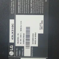 تلویزیون 43 اینچ برند lg