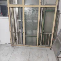 پنجره آهنی سالم3عدد بدون ایراد ورق سنگین