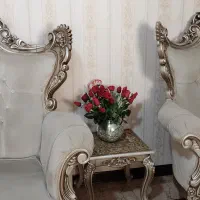 مبلمان سلطنتی 9 نفره در حد نو با قیمت استثنایی|مبلمان خانگی و میز عسلی|محمدیه-قزوین, |دیوار