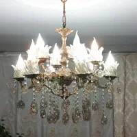۳عدد لوستر نو به همراه ۲عدد دیوار کوب