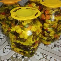 ترشی مخلوط خونگی با طعم عالی