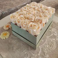 باکس گل روبانی( رنگ نباتی )