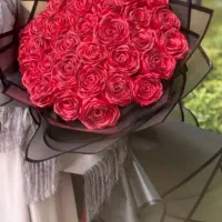 دسته گل روبانی شاین دار