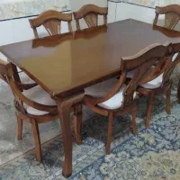 میز و صندلی طرح گیتاری در حد نو