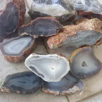 سنگ عقیق سلیمانی راف اسلایس