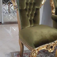 میز وصندلی نهار خوری ۸ نفره ورق طلا|میز و صندلی غذاخوری|مشهد, هفت تیر (حافظ)|دیوار