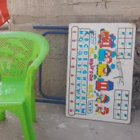 میز و صندلی کودک و میز و تخت همه با هم یک میلیون|تخت و صندلی بچه|برازجان, |دیوار