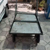 گاری چهار چرخ بزرگ با صفحه آلمینیومی