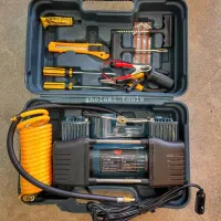 کمپرسور دریل آب پمپ باد فندکی ۱۲ولت برق موتور هبکو