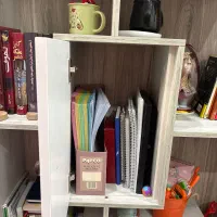 کتابخانه|کتابخانه، شلف، قفسه‌های دیواری|تهران, مجیدیه|دیوار