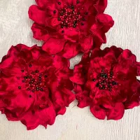 گلهای کریشه و جواهردوزی|لباس|میانه, |دیوار