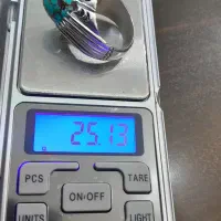 انگشترفیروزه کله قندی