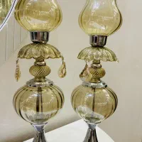 شمعدان جفتی شامپاینی