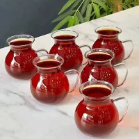 لیوان پیرکس کمر باریک ترک|ظروف سرو و پذیرایی|یزد, |دیوار