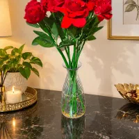 دوازده شاخه گل رز مصنوعی
