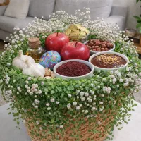 سبد حصیری بزرگ ( هفتسین)