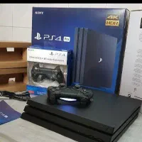 PS4 PRO HDR 4k+دودسته فقط ازکارتن بازشددویست بازی