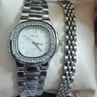 ساعت شیک زنانه طرح پتک و دستبند