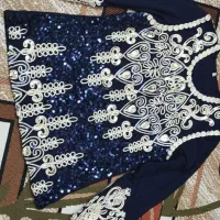 بلو شیک خامه دوزی مجلسی فری سایز...نو