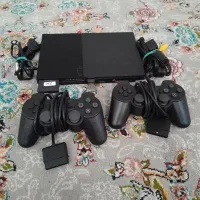 کنسول بازی PS2 به همراه بیش از ۲۰۰ CD بازی