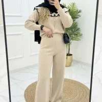 ست بافت با شلوار (فروش حضوری ندارم)