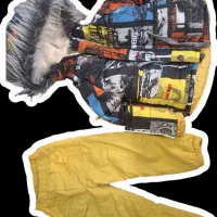 کاپشن و شلوار بچگانه نو