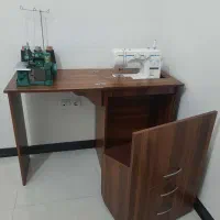 میز مبله چرخ خیاطی تمام mdf