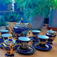 چینی سرمه ای. سرویس خواب کودک دوچرخه کودک