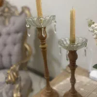شمعدان چوبی