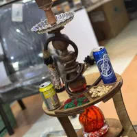 میز قلیون چوبی|صنایع دستی و سایر لوازم تزئینی|اصفهان, قهجاورستان|دیوار