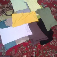 تیشرت زنانه تاپ زنانه بدلیجات ست