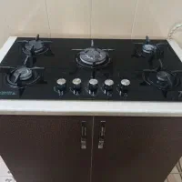 کابینت زیر گازی با گاز صحفه ای