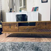 میز ال سی دی چوبی|مبلمان خانگی و میز عسلی|کرج, گلستان|دیوار