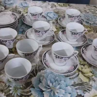 قهوه خوری  کلبه چین سوپ خوری گل پنبه ای قدیمی