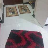 گلیم فرش و ۴ عدد پادری