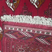 یک جفت قالیچه دست باف ابریشمی قدیمی(عتیقه)|فرش|نیشابور, مازول|دیوار