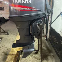 قایق و موتور ۷۵ دو زمانه