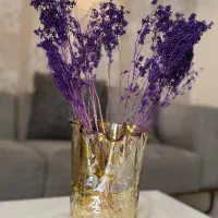 گلدان شیشه دستساز