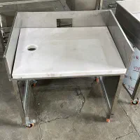 میز مرغ و ماهی پاک کنی استیل|کافی‌شاپ و رستوران|تهران, شهرک شریفی|دیوار