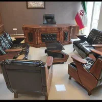 مبلمان اداری میز اریکای زرشکی کانتر|دفتر کار|بابل, |دیوار