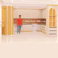 چوب و MDFپاسارگاد چالشتر|کتابخانه، شلف، قفسههای دیواری|شهرکرد, |دیوار